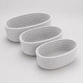 Woven Storage Basket with Handles - Natural Beige