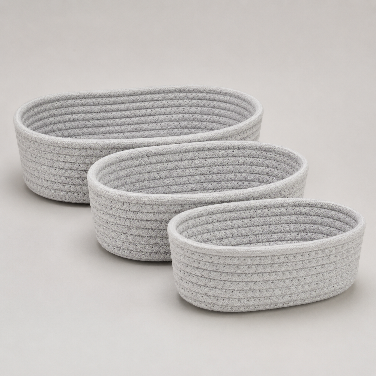 Woven Storage Basket with Handles - detail