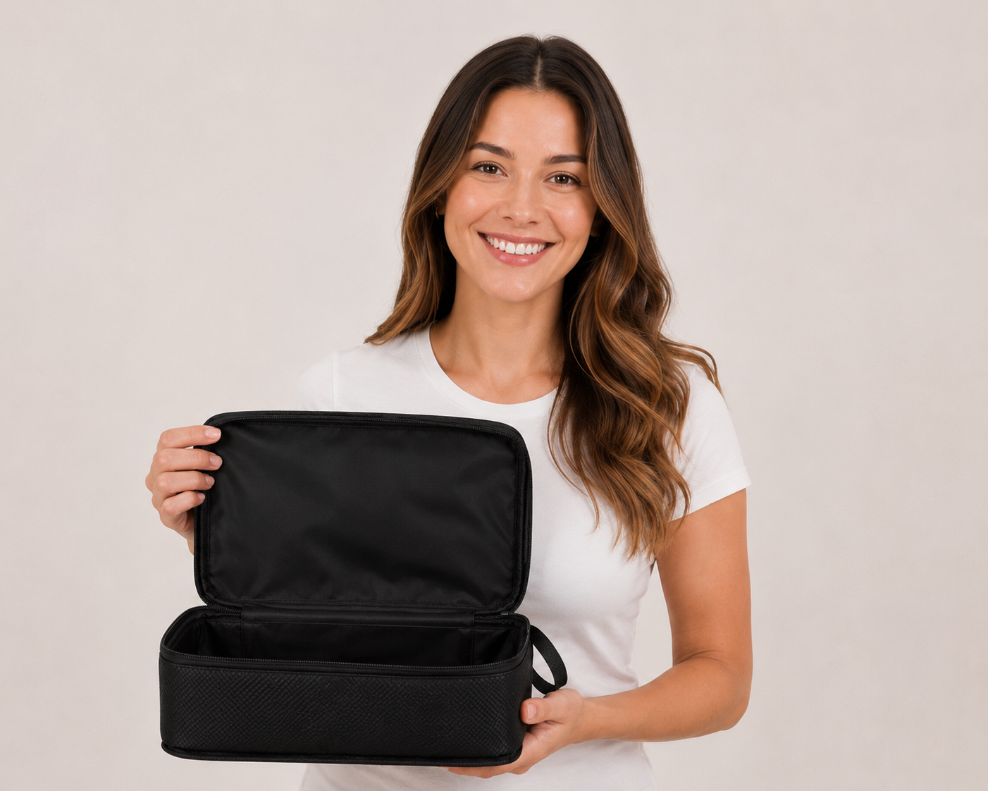 Black Travel Packing Organizer Cubes Set